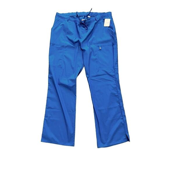 Cherokee Luxe 21100T Royal Low Rise Scrub Uniform Nurse Pant 2XT NWT Medical - Picture 1 of 10